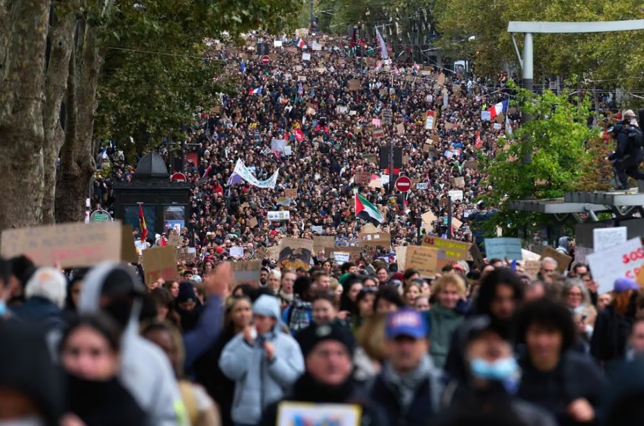 'chalecos amarillos' en Francia.