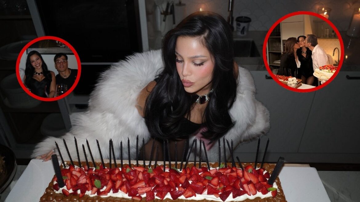 Emilia Mernes celebra su cumpleaños al lado de su familia y su novio, Duki.