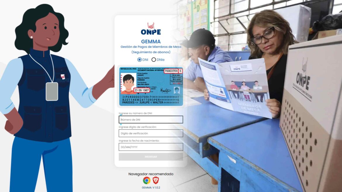 Revisa aquí el link de consulta de pagos para miembros de mesa. Foto: composición Caretas / Agencia Andina