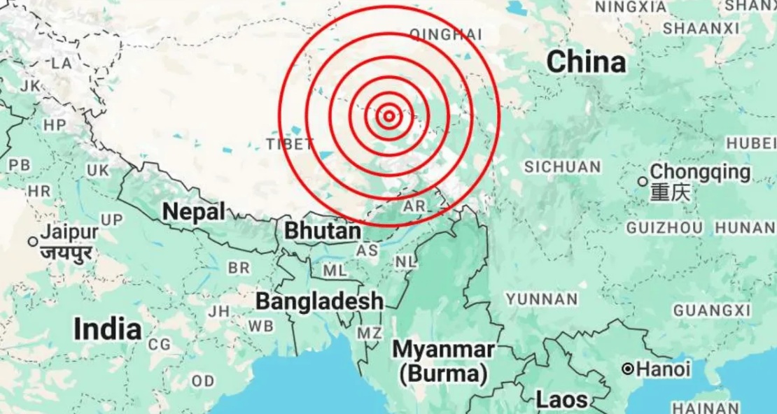 Terremoto en China